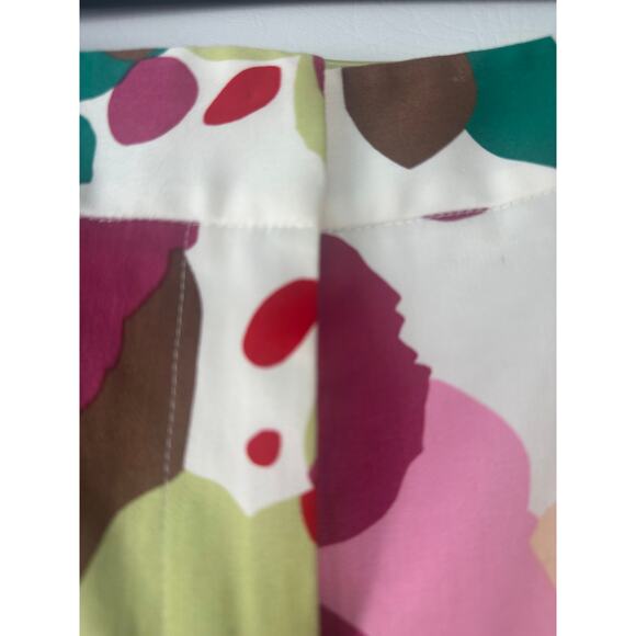 McLaughlin Flower Printed Capri Pants, Great Quality, Beautiful Print Size 8 - Picture 5 of 9